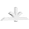 Ekena Millwork Redmond Architectural Grade PVC Gable Bracket, 60"W x 20"H x 4"D x 4"F, 8/12 Pitch GBP060X20X0404RED00 - alternate 1
